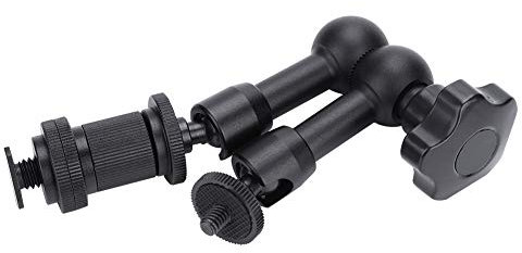 Heavy Duty Portable Friction Camera Arm Magic Arm Rustproof Works with Flash Display for Cameras Camcorders Works with Camera Cage Rail Rod Follow Focus Recording