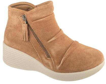 Skechers Parallel Lite, Botas Cortas al Tobillo Mujer, marrón castaño, 36 EU