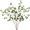 4 Pz Faux Greenery Stems 114CM Rami Artificiali 45 per Vaso Realistico Eucalipto Rami Piante False Ficus Twig per Office Decorazioni Casa