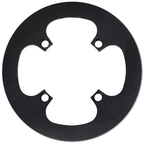 TIYO Kettenschutzring Bosch E-Bike – Stabiler Alu Schutz für 44/48T Kettenblätter – 104 mm Lochkreis – verhindert Schmutz & Kleidungskontakt – einfache Montage