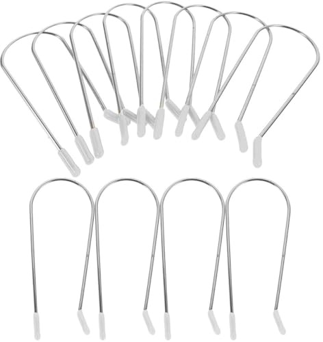 Outanaya Pinces à Cheveux Clips Polyvalents Lot de 20 en Acier Inoxydable 304 Faciles à Ranger en Voyage pour Bigoudis Chauffants Adaptés à Différents Types et Longueurs de Cheveux