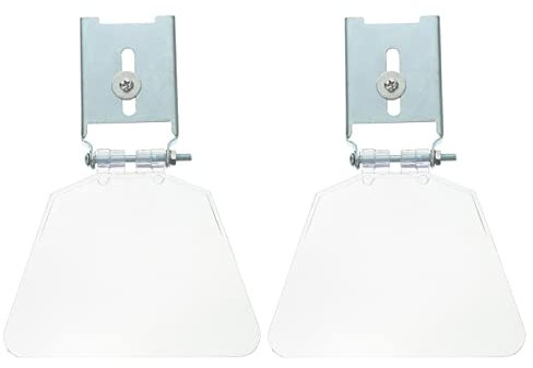 ibasenice Bankschleifer- Augenschutz Bankschleifer- Schutzschild 2 Stück Bankschleifer- Augenschutz Edelstahl- Aufsatzschleifer- Werkzeugschild für Die Meisten Bankschleifer