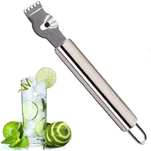 Générique Gadgets de Cuisine Acier Inoxydable Éplucheur de Citron Zester Râpe Lime Orange Agrumes Râpe Outils d'épluchage Bar Accessoires