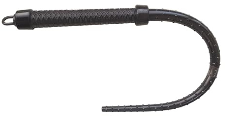 YICHI 23 inch Rubber Whip Horse Riding Crop Equestrian Sports (Black)