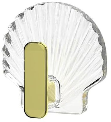 Figarge Selbstklebende Haken Handtuchhaken ohne Bohren zum Aufhängen, Tür, Rückseite, Schlüssel, Taschenhalter (1, Transparent)