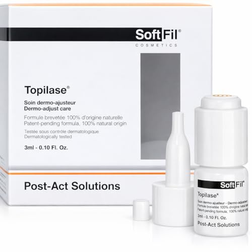 SoftFil Topilase - Hyaluronidas korrigerare efter injektion, minskar och korrigerar överskott av hyaluronsyra - lugnar, balanserar, avgiftar och regenererar huden – 100 % naturlig – 3 ml