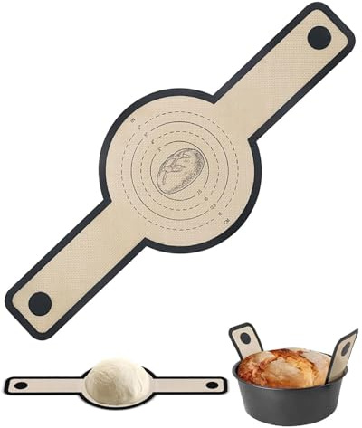 HUVZOR tappetino silicone forno,1 pcs tappetini da forno in silicone,Tappetini stendipasta,tappetini per pane in forno olandese, riutilizzabili, tappetini da forno, tappetino silicone forno