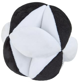 Sterntaler Pelota de tela suave para bebé con papel crujiente y sonajero, 14 × 14 × 14 cm, multicolor