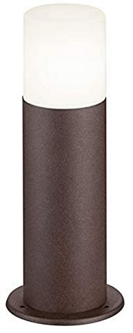 Trio Leuchten Außen Wegeleuchte Hoosic 522260124, Aluminium Rostfarbig, Acryl Weiß, exkl. 1 x E27