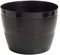 Straame Plant Pot Tub, 50 Liters Gardening Flower Pots - Indoor Or Outdoor Planter - For Multi-Purpose - Makes Your Living Space Bloom (Black Barrel Plantar Large- 45x33x34 cm)