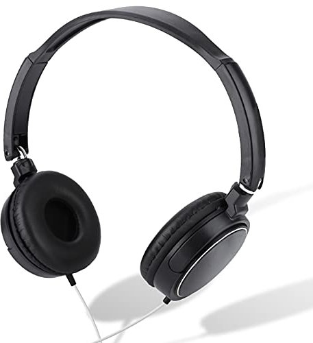Zwinner Casque Filaire, Casque HiFi léger Pliable et Compact Facile à régler avec Bandeau réglable pour Profiter de Films ou de Musique