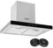 Baridi 60cm T Shape Chimney Cooker Hood with Carbon Filters, Stainless Steel - DH130