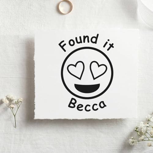 Premium Wood Handle Geocache Stamp - Customizable Geocache Name Stamp for Outdoor Adventures - Social Seekers & Geocaching Events - Size 3/4 - Use with Stamp Pad for Unique Caching Experience