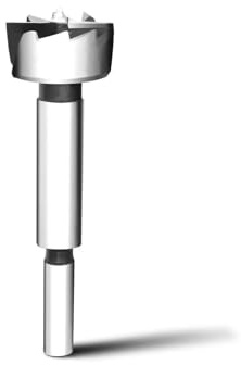 Punta Forstner 26mm,Punta da trapano 26mm per legno,lunghezza 90 mm con gambo rotondo da 8 mm