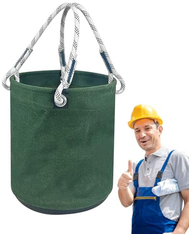 Adsfvs Secchio per Elettricista, Borsa Multiuso In Tela Secchio Portautensili, Tasche Per Stoccaggio Con Costruzione Robusta