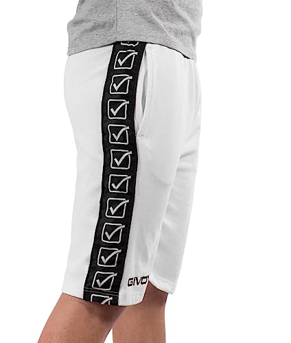 Givova Bermuda Terry Band White Tg. L