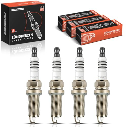 Frankberg 4x Spark Plugs Spark Plugs Compatible with i30 GD 1.6L Petrol 2011-2016 Tucson TL TLE 1.6L Diesel 2015-2020 Cee'D JD 1.6L Petrol 2013-2018 Replace# SILZKR6B-10E