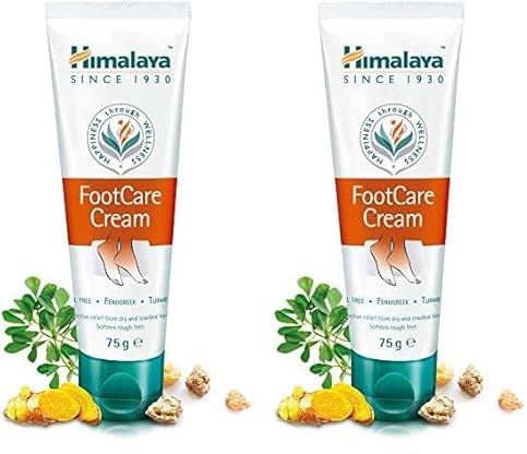 Himalaya Herbals Crema de Cuidado Para los Pies - 75 gr (Paquete de 2)