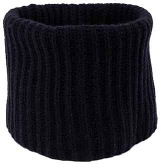 Scaldacollo 50% Cashmere 50% Lana, Sciarpa Invernale per Uomo e Donna (Blu Notte)