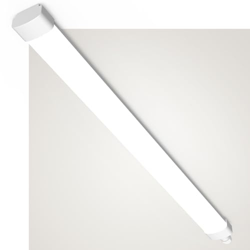 ANTENLICHT 2er Set LED Feuchtraumleuchte 120CM in Neutralweiß 4000K 36W 4000Lumen, IP65 Wasserdicht Nassraumleuchte Kellerleuchte Feuchtraumlampe für Werkstatt Flur Treppe Garage Abstellraum Büro
