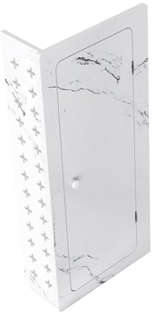 Radiatorskydd för Hemmet, Radiatorskydd, Enkeldörrsdesign, Lätt att Inspektera och Underhålla, Används för att Dölja Gasmätare och Rörledningar(30x80x15cm/12x31x6in)