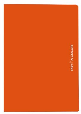 Pryma Quaderno a Quadretti Formato A4, Quadretti 4F, Per Scuole Elementari, Medie e Superiori, Multicolore, Pacco Da 10 Pezzi
