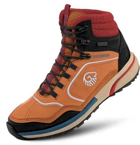 GIESSWEIN Wool Cross X Alpine Men - wasserdichte Herren Wanderstiefel, Trekking-Schuhe mit Merinowolle, Outdoor Wanderschuhe, Bergschuhe