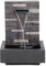 Warmiehomy Electric Water Fountain, 70cm Water Feature Waterfall Rockery Indoor Outdoor Fountain Stone Effect Garden Fountains Home Decoration Water Feature, Grey