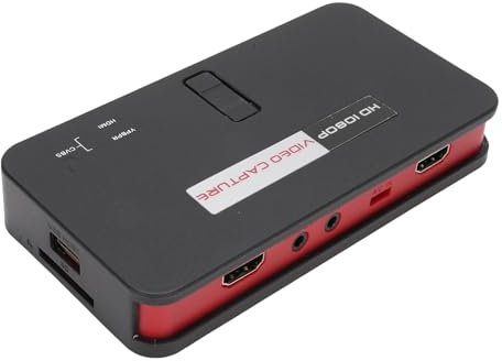 Tarjeta de Captura de Video HDMI de 1080p, Grabadora de Juegos HD, Interfaz Multimedia, Micrófono Incorporado, Tarjeta de Captura de Video de Grabadora de Televisión de Juegos