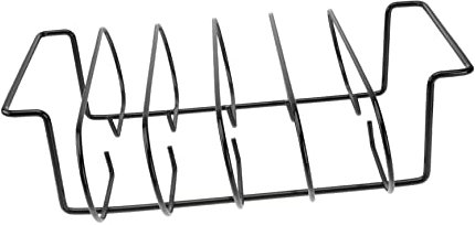 Toyvian Côtes Fer Support à Rôtir pour Barbecue Accessoire De Cuisson pour Côtes Agneau Chaleur Uniforme Facile à Nettoyer