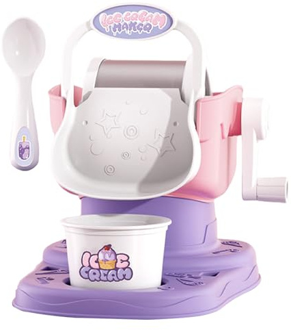Soft Serve - Macchina per manuale congelato, dispositivo rapido per dessert, semplice macchina per sorbetti, unità di preparazione del da cucina domestica, strumento per la preparazione