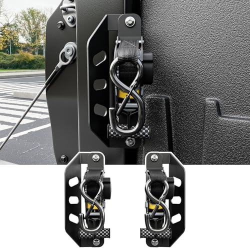 SZYANG 2PCS Retractable Ratchet Straps Compatible with 2022-2025 Toyota Tundra Retractable Tie Down Straps Replacement for 2022-2025 Toyota Tundra Accessories