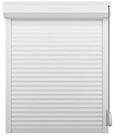 Volet roulant PVC Blanc h155 cm x L120 cm à Sangle