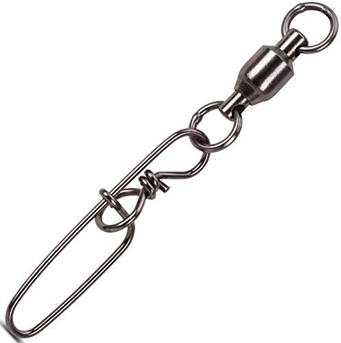 Uni Cat Camou High Protector Swivel - Angelwirbel zum Wallerangeln, Wirbel zum Welsangeln, Wallerwirbel zum Angeln auf Waller, Tragkraft/Packungsinhalt:83kg / 4 Stück