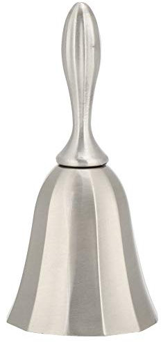 Cikonielf Tischglocke Handglocke lauter Klang Schulglocke Mahlzeitglocke Metalltee Handglocke Handwerk Innovative Handglocke für Hotelschalter, Schule, Empfangsrestaurant