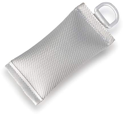 FLAGLY peso per bandiera 400 grammi per il montaggio su asta - sacchetto per peso bandiera con anello a D robusto e resistente alle intemperie, accessori per asta bandiera