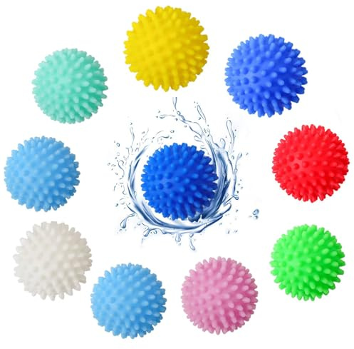 Palline per asciugatrici, piumini per lavatrice, 10 pezzi, per asciugatrici, per lavatrice, per asciugatrice..