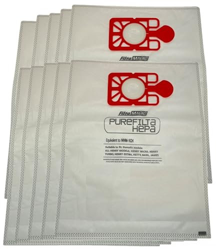 Filta Magic Compatible Numatic Hoover Bags for Henry and Hetty Vacuum Cleaners - 20 Pack