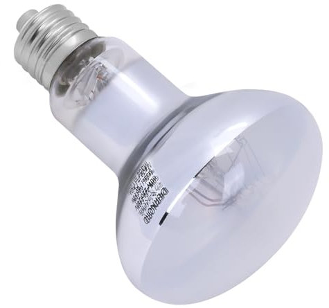 DERNORD UVA UVB Wärmelampe- 60W Quecksilberdampfkolben UV Licht Lampe für Schildkrötenhaus Gecko Bartagamen Terrarium Solar Strahler Vollspektrum Tageslichtlampe E27 Fassung