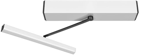 Ouvre-Porte à Battant Automatique à 120°, Ouvre-Porte Motorisé 220v, Démarreur électrique pour Portail Battant, Bureau/Handicap avec TéLéCommande, avec 2 Télécommandes, Bras Swing Gate Opener