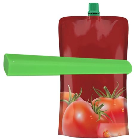Spremi-provette – Estrusore antiscivolo – Spremiagrumi per alimenti – per salsa di crema, condimenti, cibo per animali domestici, cucina, camera da , bagno