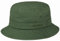 Stetson Organic Cotton Hut mit UV-Schutz Damen/Herren - aus 100% Bio-Baumwolle - Knitterfrei knautschbar - Nachhaltig - Bucket Hat unifarben - Packable Anglerhut - Frühjahr/Sommer grün L (58-59 cm)