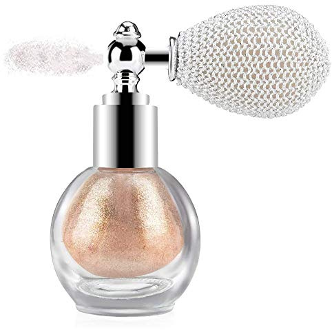 GL-Turelifes surligneur poudre libre spray paillettes poudre spray scintillant poudre étincelante spray de maquillage pour cheveux visage corps cosmétique (#2)