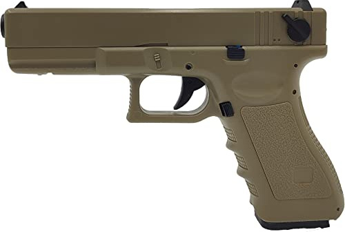Saigo Defense Airsoft Pistolet Électrique AEP / CM030S Automatique/Coup par Coup et Rafale/Tan (Désert) / Plastique ABS et Métal/Puissance 0.5 Joule