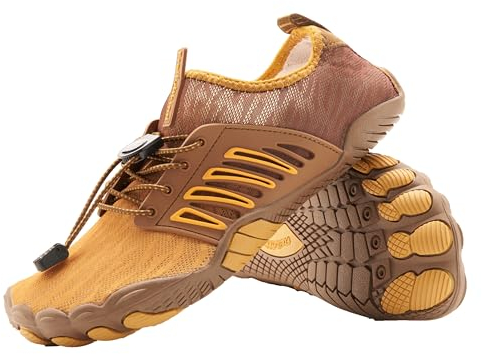 Freiluftkind Das Original – Tokai rutschfeste Barfußschuhe (Bronze/Größe EU 44) – Tokai der perfekte Barfußschuh für Dein Abenteuer – Barfusslaufschuhe Barfuss Schuhe Barefoot Shoes