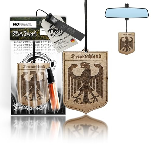 Auto Duft Lufterfrischer Holz | Verschiedene Länder | Duftbaum Auto Aufhänger Diffusor | Luxus Duft Auto Parfüm | Geschenke für Männer Frauen | Duftnote Last Gentleman (Deutschland)