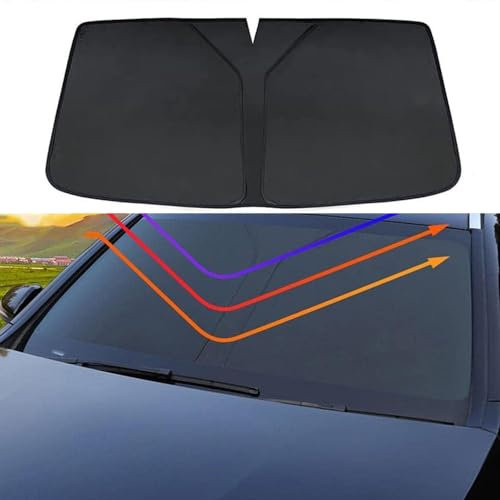 YTHHHN Coche Lunas Delanteras Parasoles para Mercedes Benz V Class V Classe V Clase V Klasse V220d, Evita Arañazos Parasol Plegable Protección UV Paraguas,Accesorio Plegable Portáti