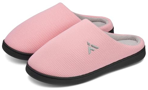 Mishansha Hombre Mujer Zapatillas de Estar por Casa Invierno 36-49 EU | Pantuflas, Antideslizante, Cálido, Suave, Espuma Memoria