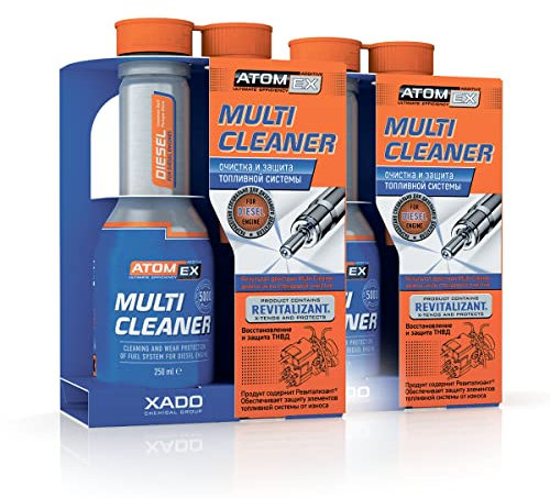 XADO 2er Set für Kraftstoffreinigung/Injektoren Reiniger - 2X Multi Cleaner Diesel Kraftstoffsystem