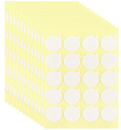 240 PCS Double-Sided Candle Wick Stickers, Heat-Resistant Candle Stickers with The Little ‘‘Tail’’, Adhere Steady in Hot Wax Stickers for Candle Making